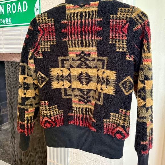 Women's Pendleton Harding Foxglove Fleece Bomber - Picture 2 of 5